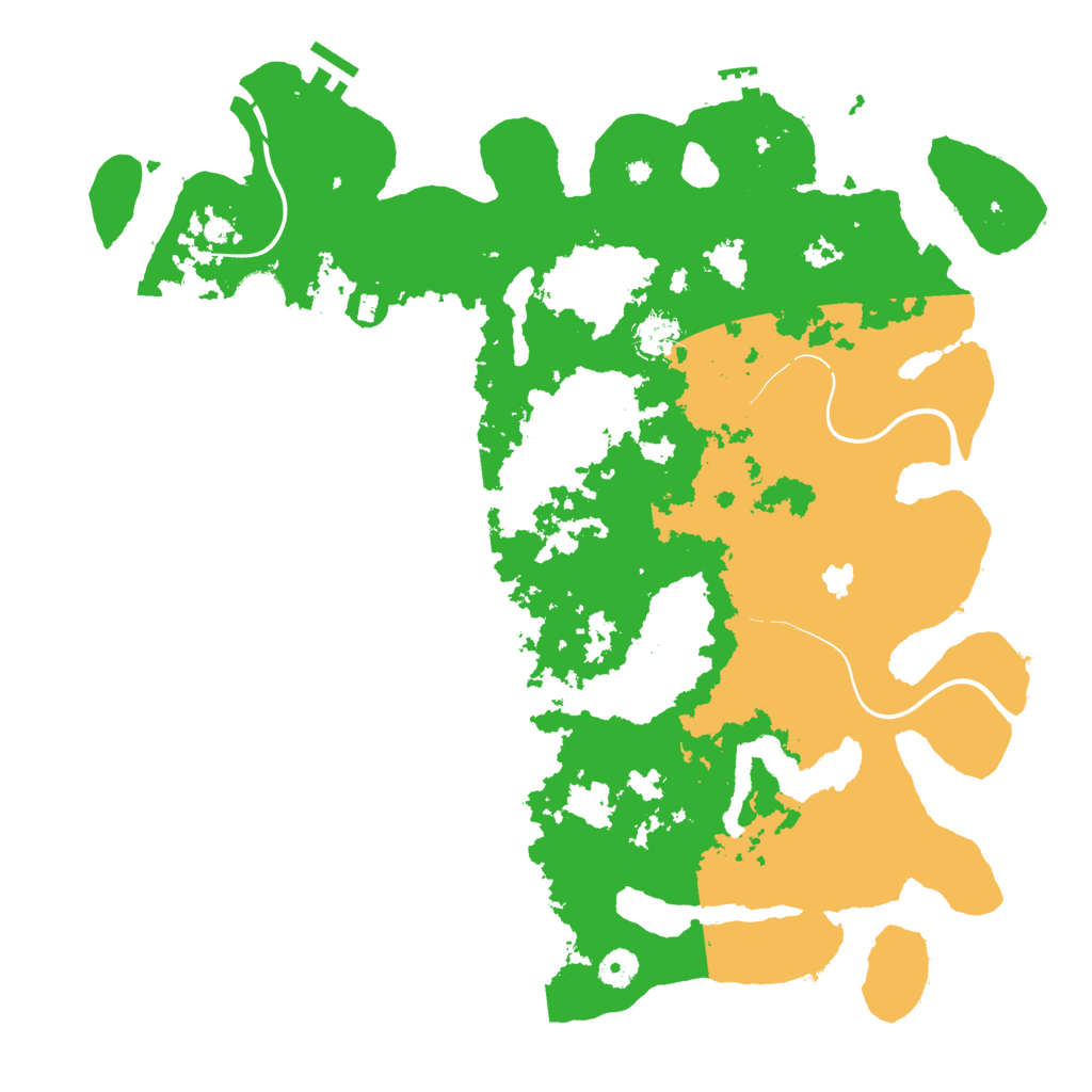 Biome Rust Map: Procedural Map, Size: 4250, Seed: 537486700