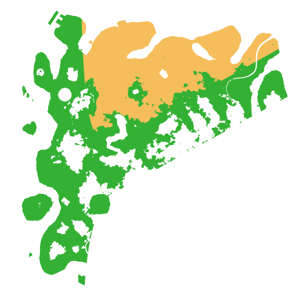 Biome Rust Map: Procedural Map, Size: 4050, Seed: 845274351