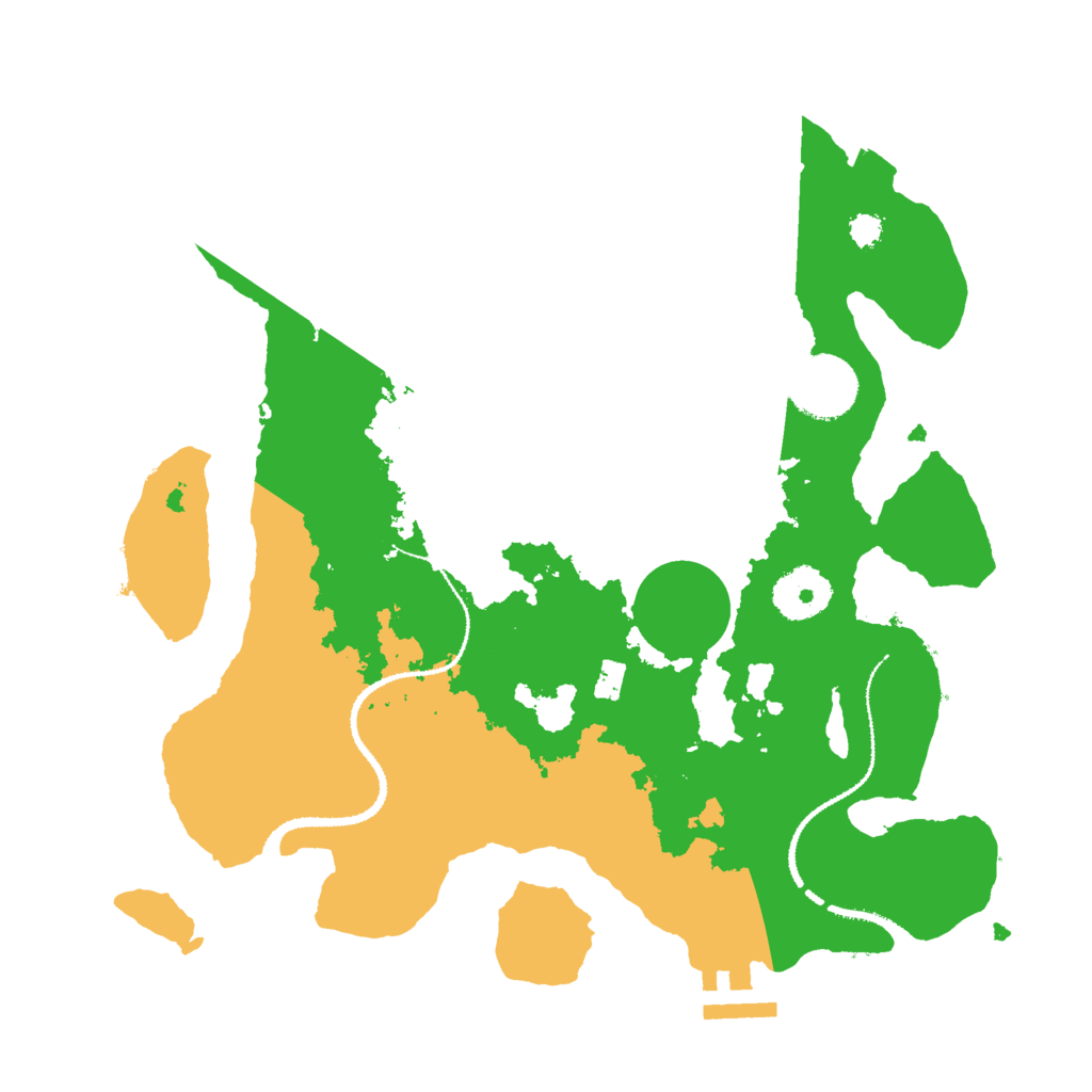 Biome Rust Map: Procedural Map, Size: 3000, Seed: 1867644325