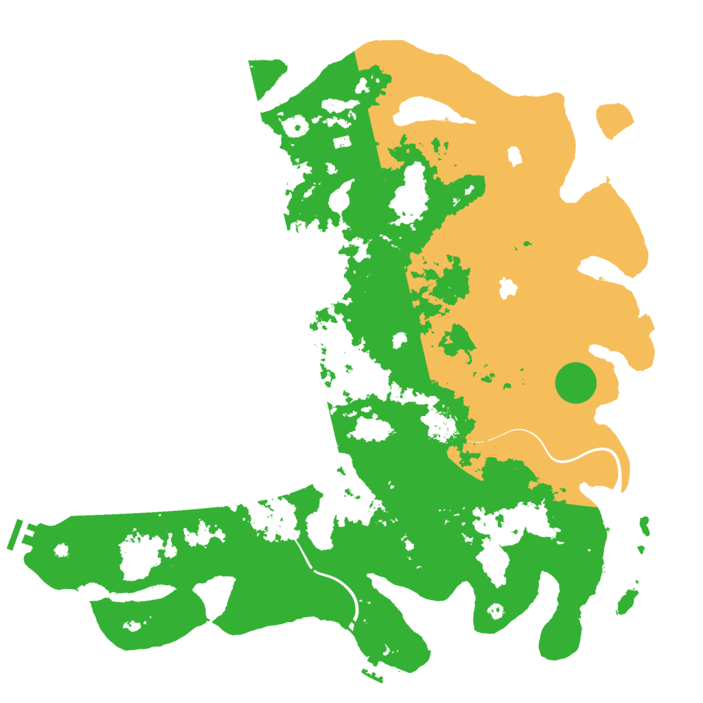 Biome Rust Map: Procedural Map, Size: 4500, Seed: 932465533