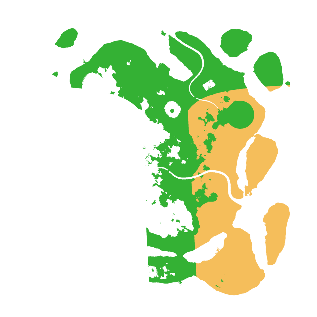Biome Rust Map: Procedural Map, Size: 3000, Seed: 61607675