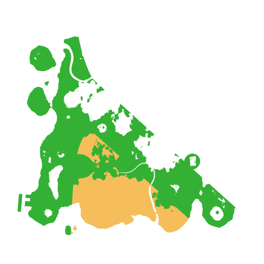 Biome Rust Map: Procedural Map, Size: 3000, Seed: 23757