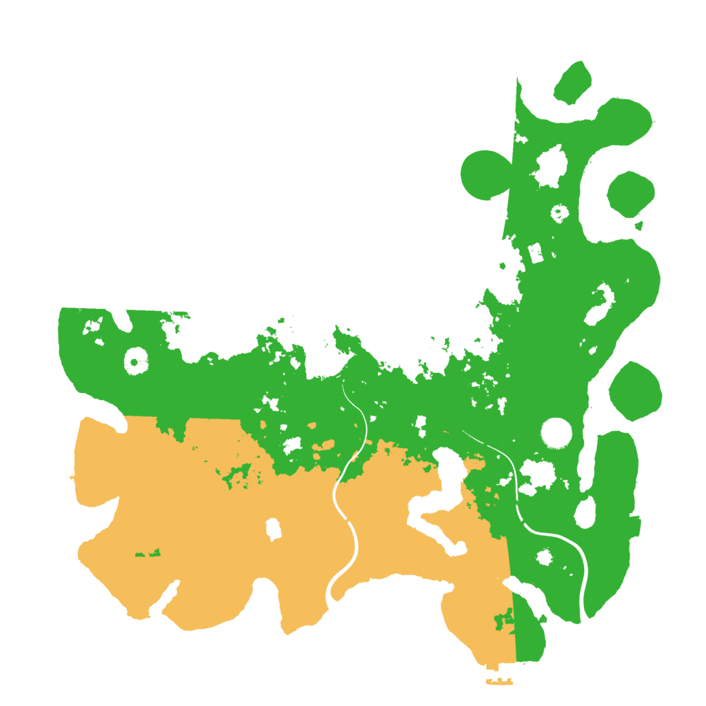 Biome Rust Map: Procedural Map, Size: 4000, Seed: 197352