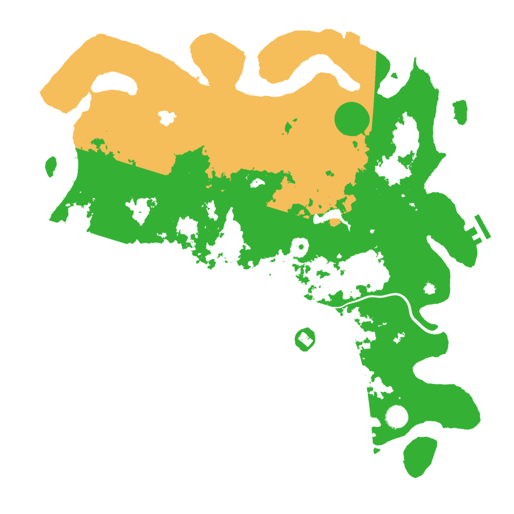 Biome Rust Map: Procedural Map, Size: 4000, Seed: 976345