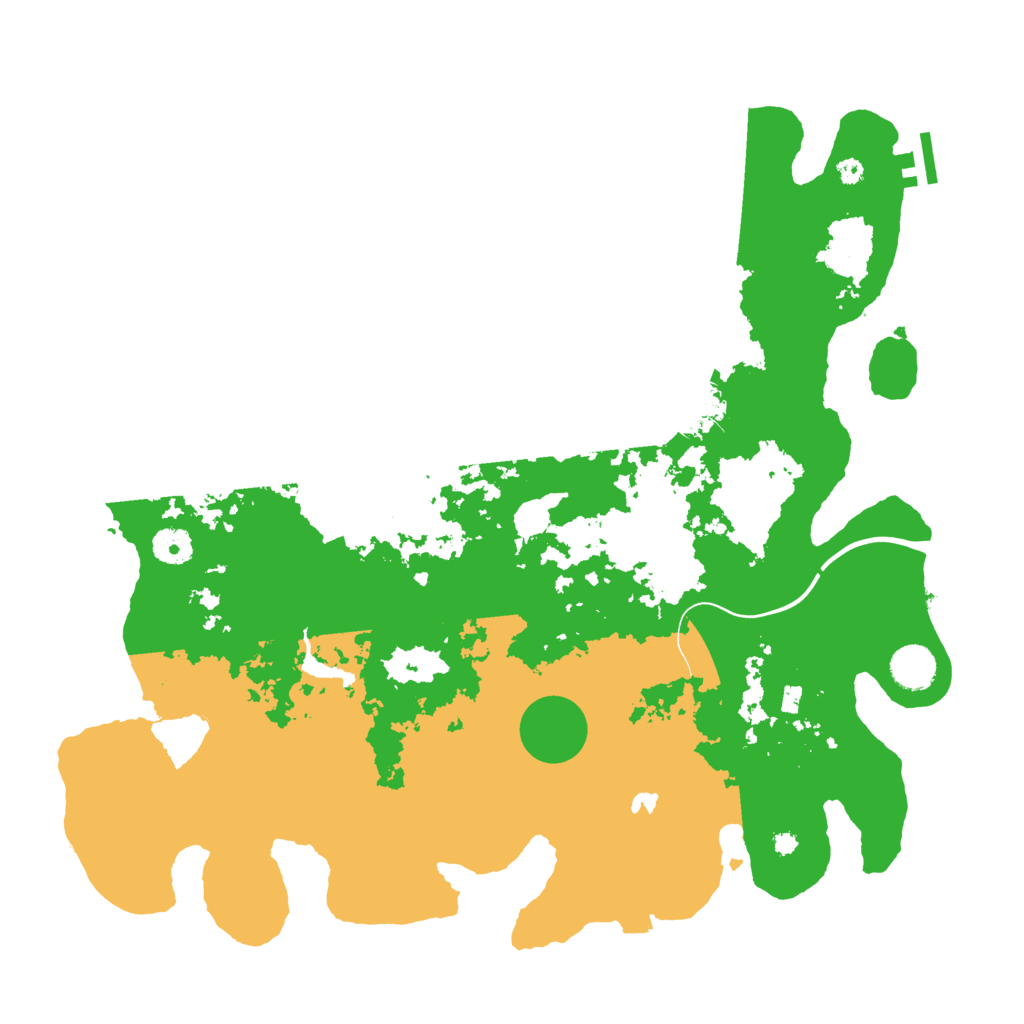 Biome Rust Map: Procedural Map, Size: 4000, Seed: 5644561