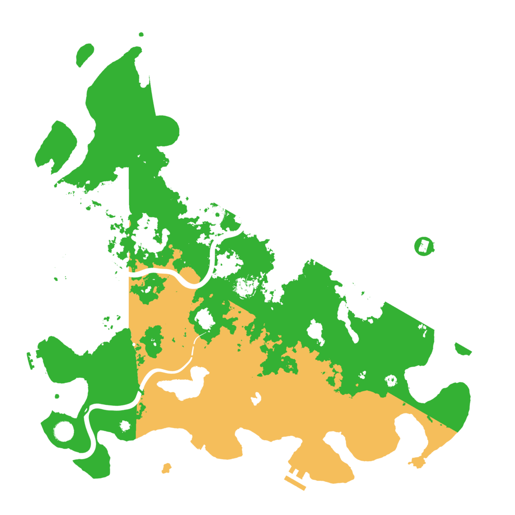 Biome Rust Map: Procedural Map, Size: 4500, Seed: 40155094