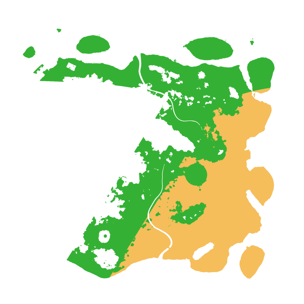 Biome Rust Map: Procedural Map, Size: 3700, Seed: 217856123