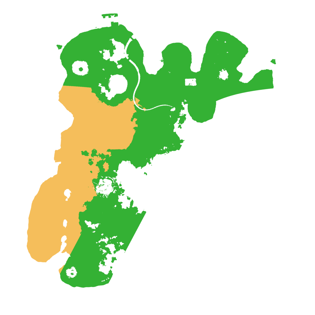 Biome Rust Map: Procedural Map, Size: 3000, Seed: 1216497197