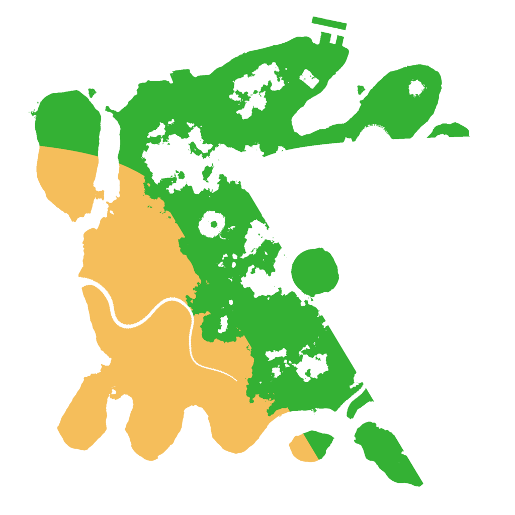 Biome Rust Map: Procedural Map, Size: 3000, Seed: 52678