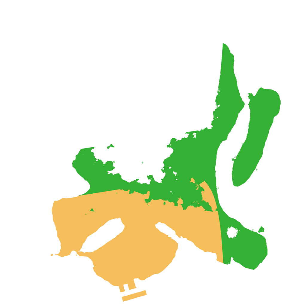 Biome Rust Map: Procedural Map, Size: 2500, Seed: 50036