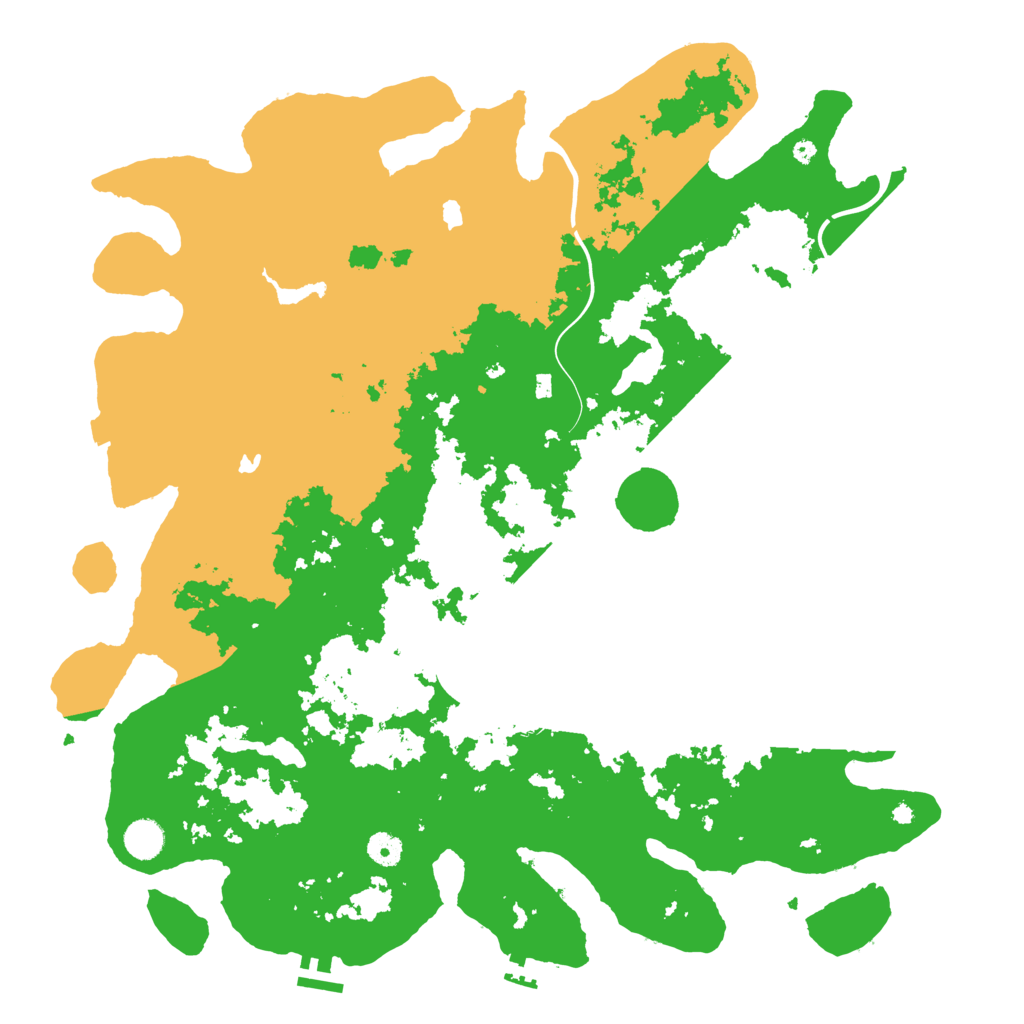 Biome Rust Map: Procedural Map, Size: 4500, Seed: 209145061