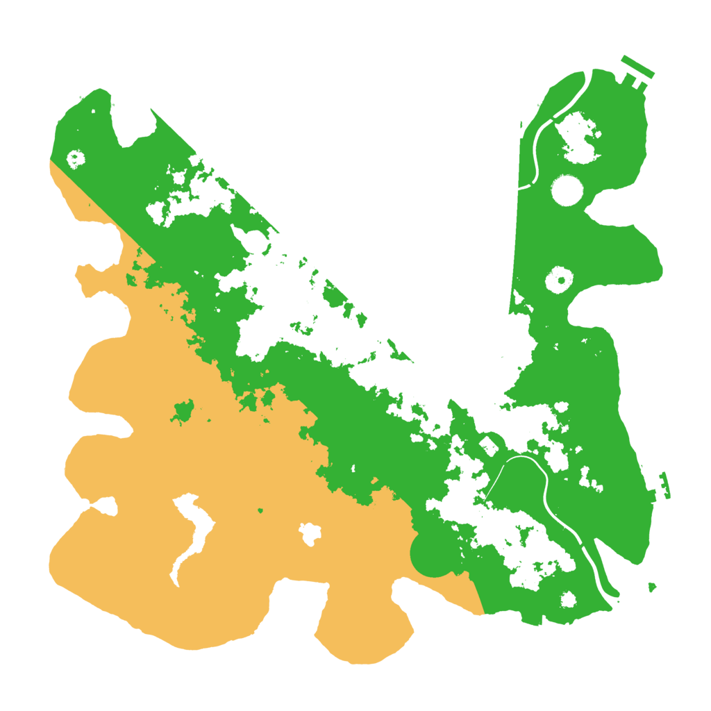 Biome Rust Map: Procedural Map, Size: 4000, Seed: 604249526