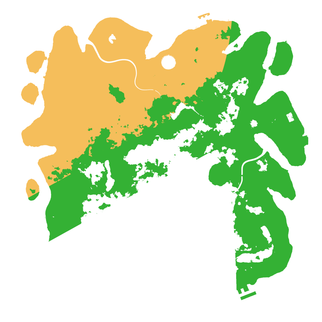 Biome Rust Map: Procedural Map, Size: 4000, Seed: 98172
