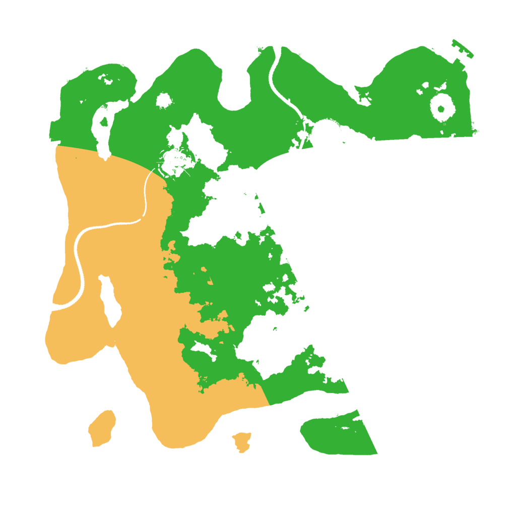 Biome Rust Map: Procedural Map, Size: 3000, Seed: 24462