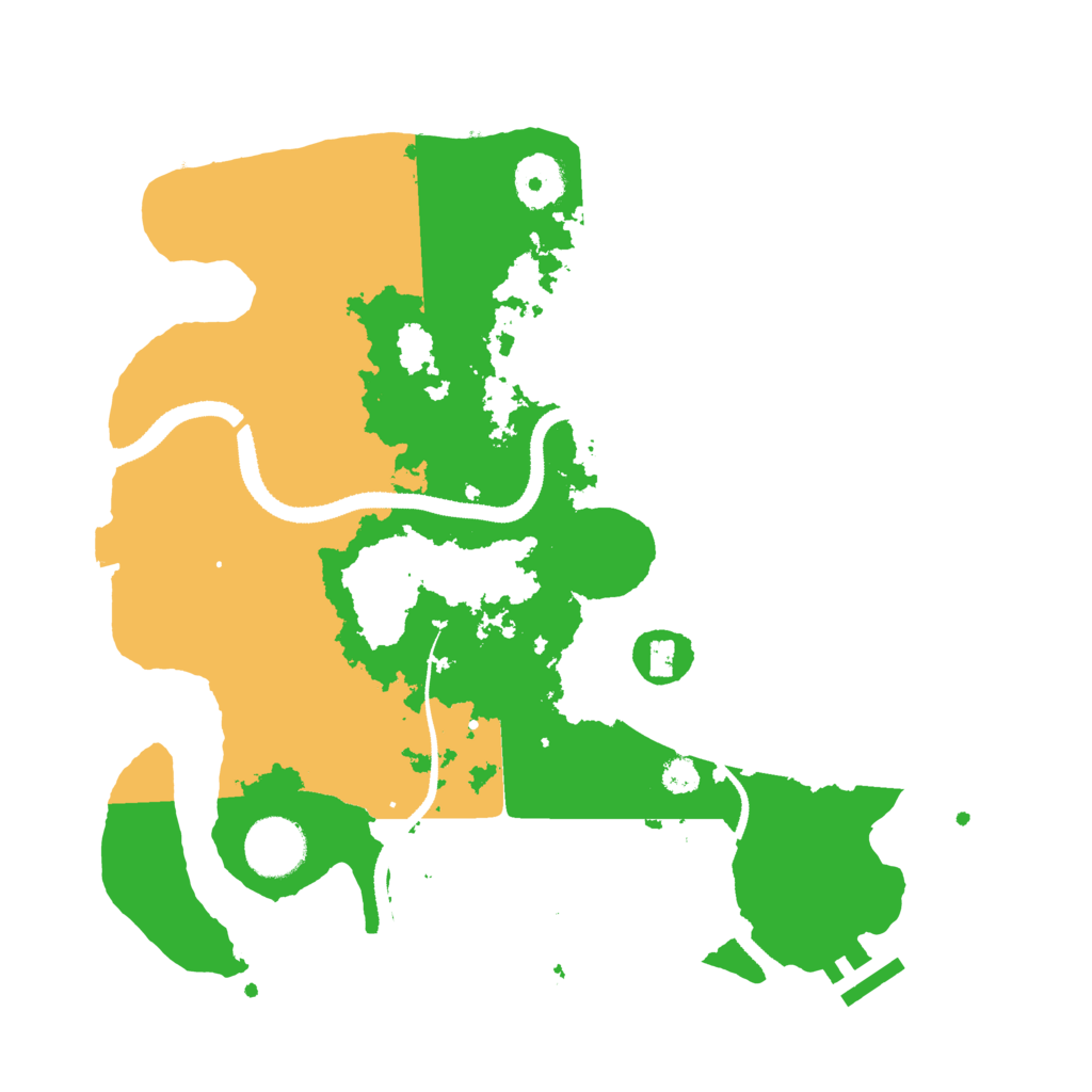 Biome Rust Map: Procedural Map, Size: 3200, Seed: 8633432