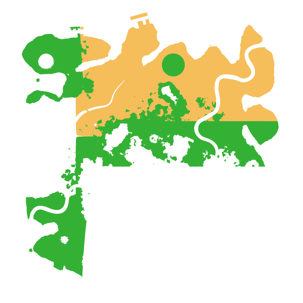 Biome Rust Map: Procedural Map, Size: 3500, Seed: 758107035