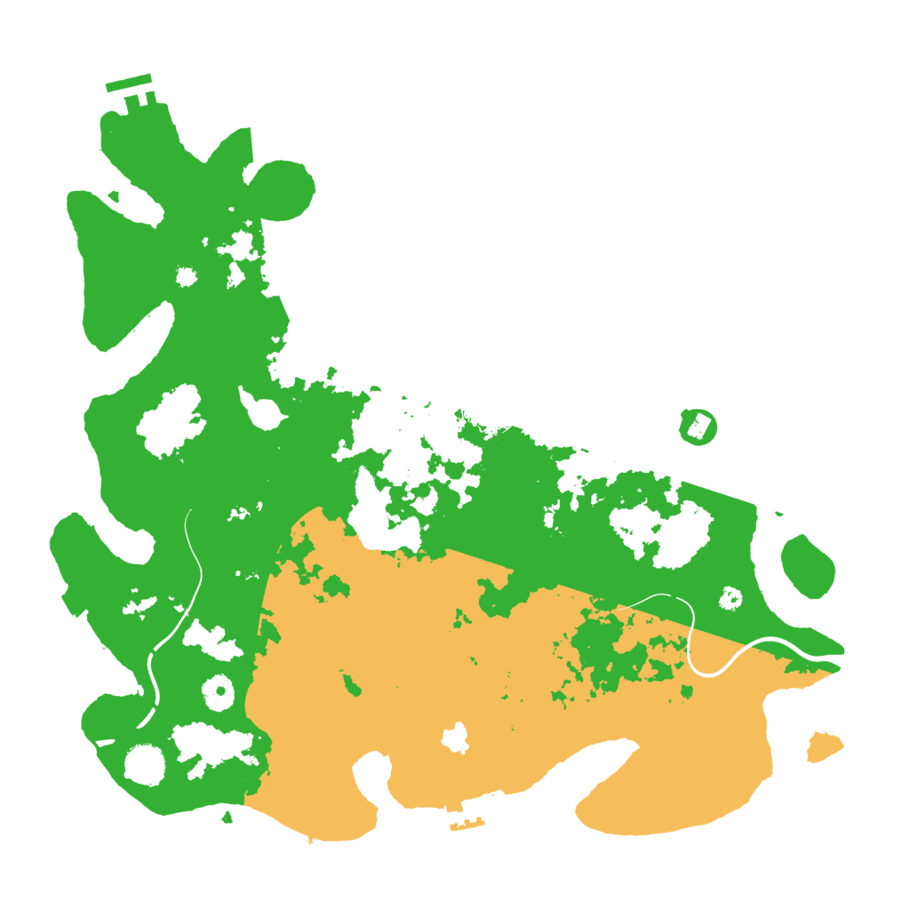 Biome Rust Map: Procedural Map, Size: 4000, Seed: 12387