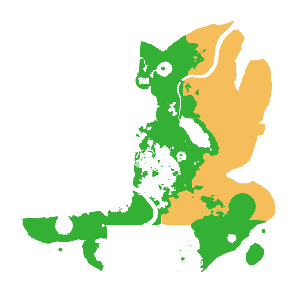 Biome Rust Map: Procedural Map, Size: 3000, Seed: 682902419