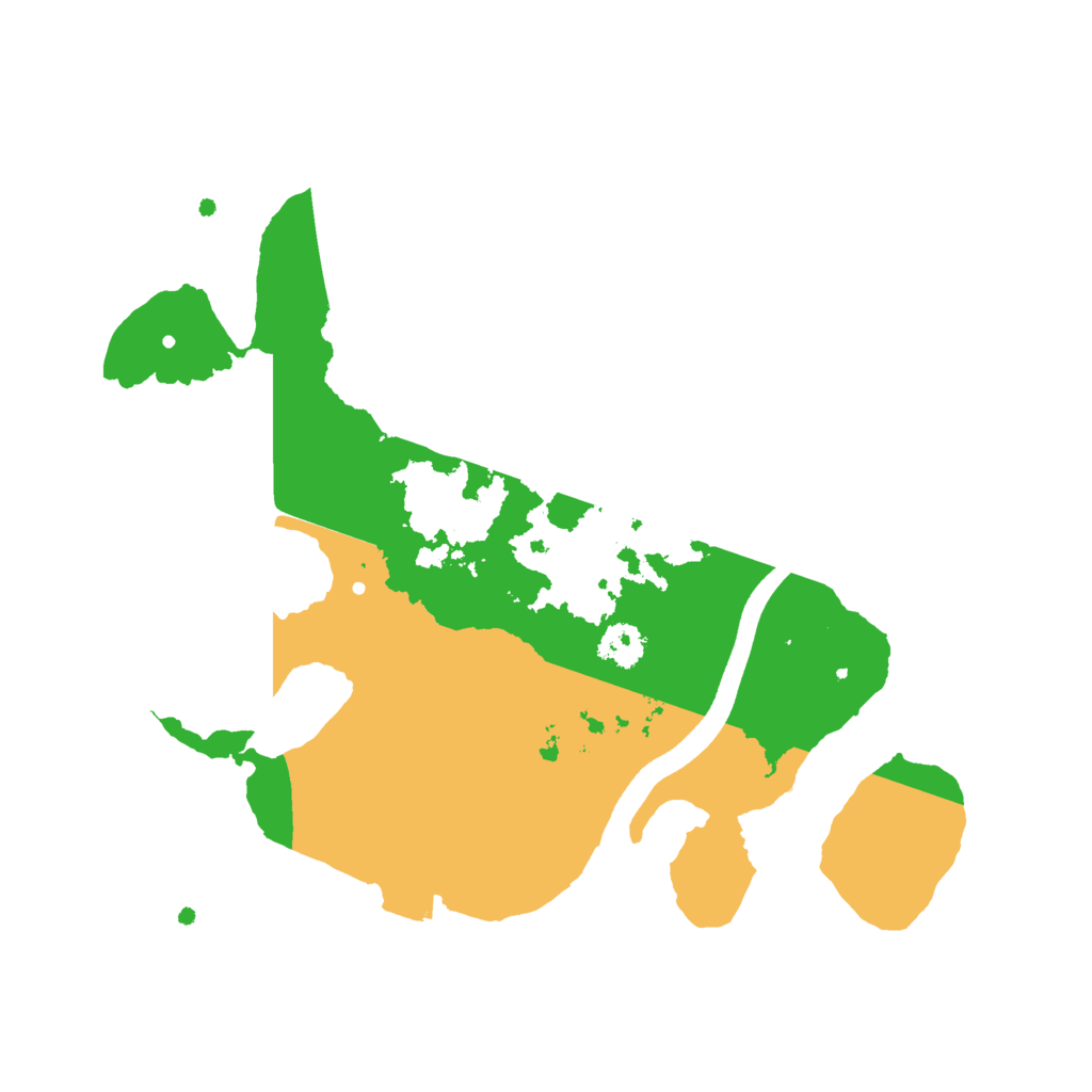 Biome Rust Map: Procedural Map, Size: 2500, Seed: 55324
