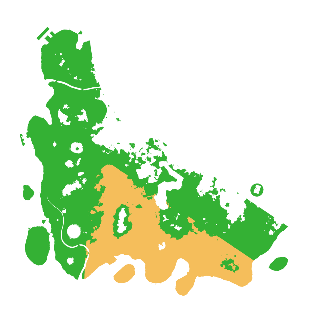 Biome Rust Map: Procedural Map, Size: 4000, Seed: 1053678174