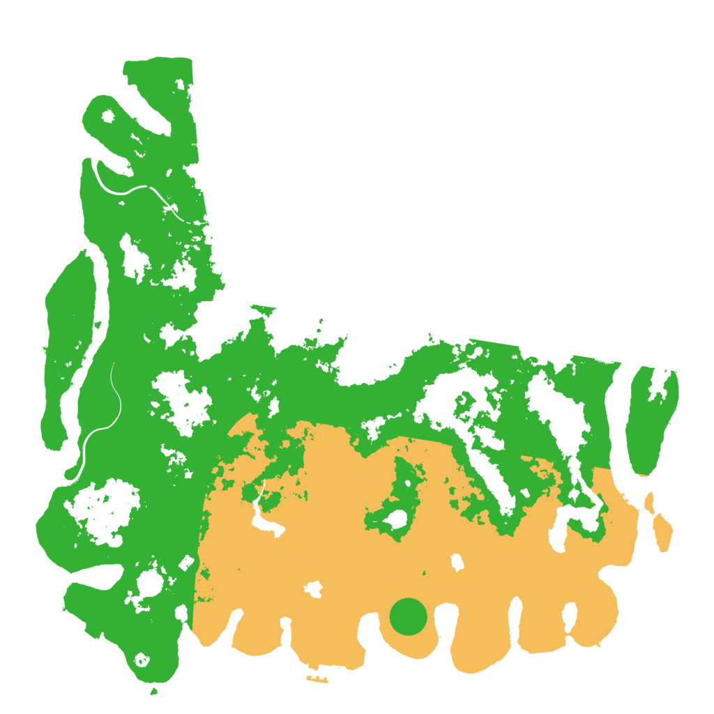 Biome Rust Map: Procedural Map, Size: 5000, Seed: 3958482
