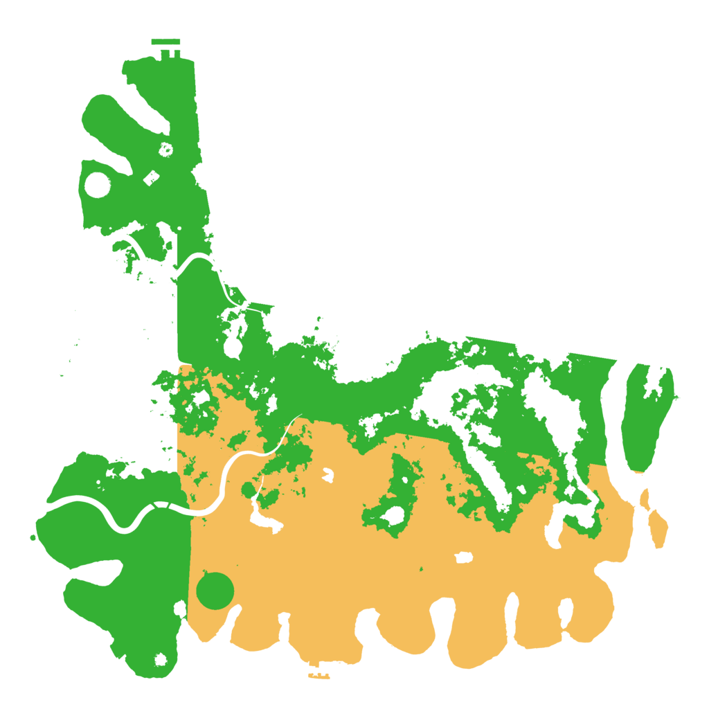 Biome Rust Map: Procedural Map, Size: 5000, Seed: 3958482