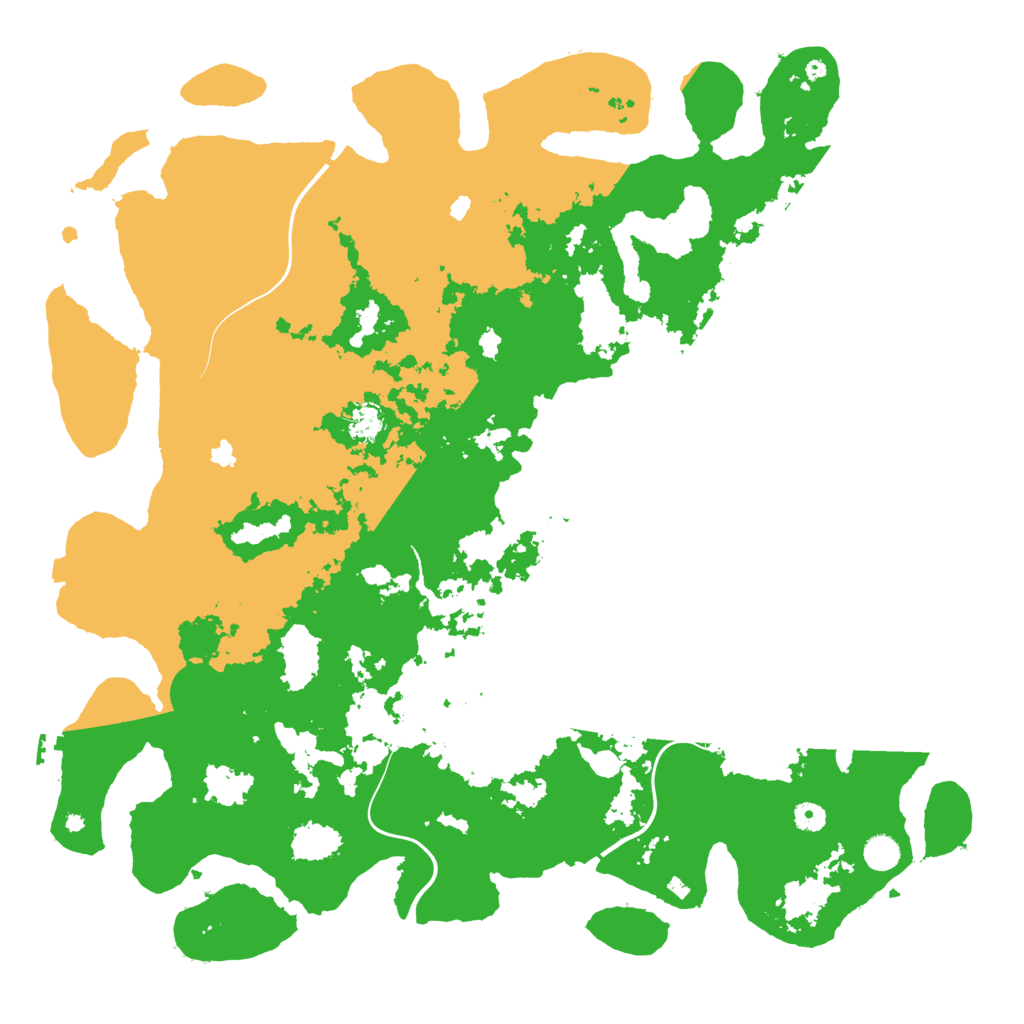 Biome Rust Map: Procedural Map, Size: 5000, Seed: 29834721