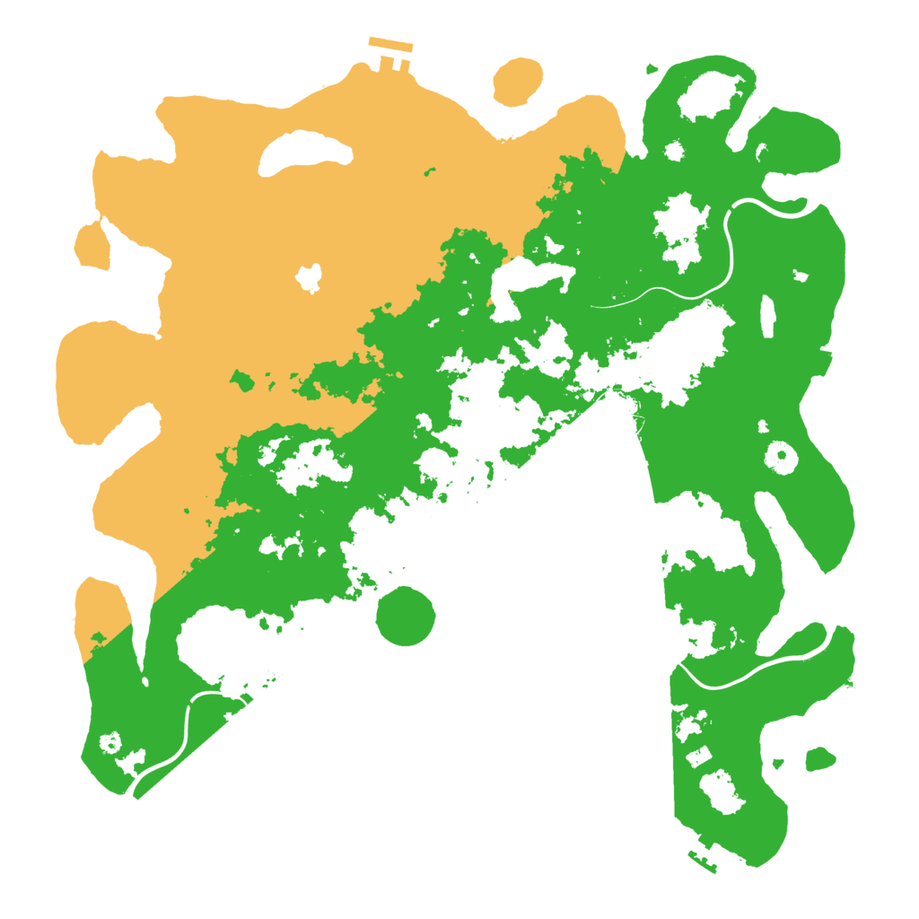 Biome Rust Map: Procedural Map, Size: 4200, Seed: 1919518682