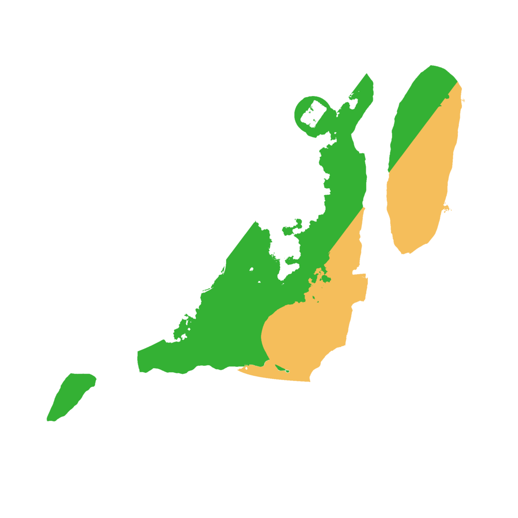 Biome Rust Map: Procedural Map, Size: 2200, Seed: 1357117603