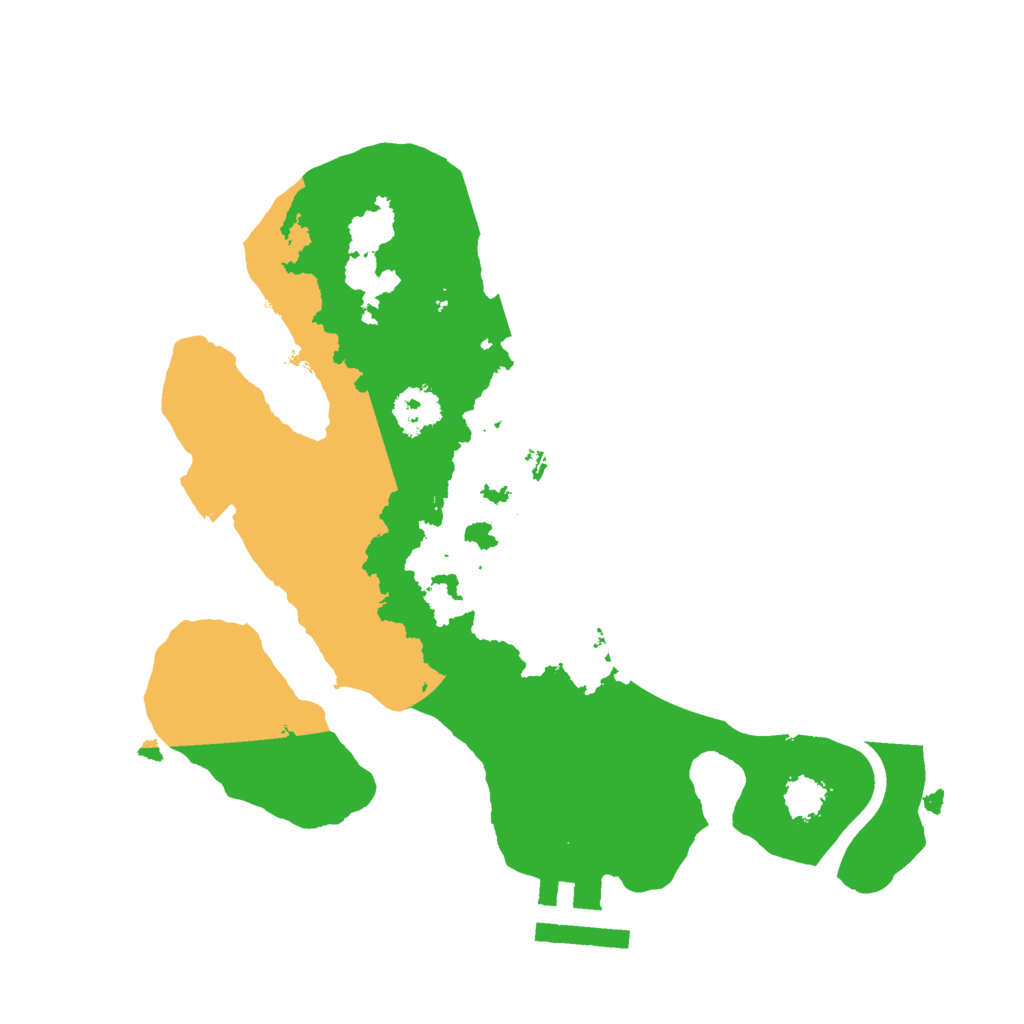 Biome Rust Map: Procedural Map, Size: 2200, Seed: 12326