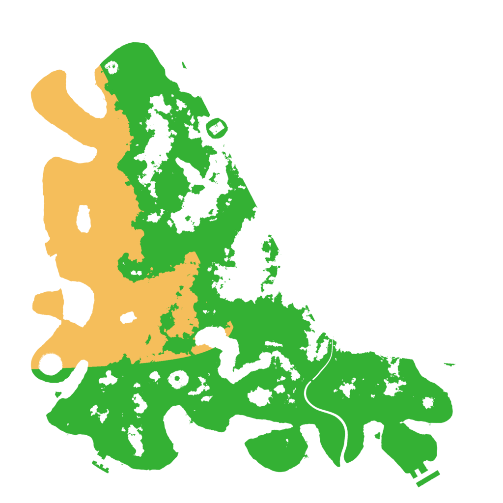 Biome Rust Map: Procedural Map, Size: 4000, Seed: 33211