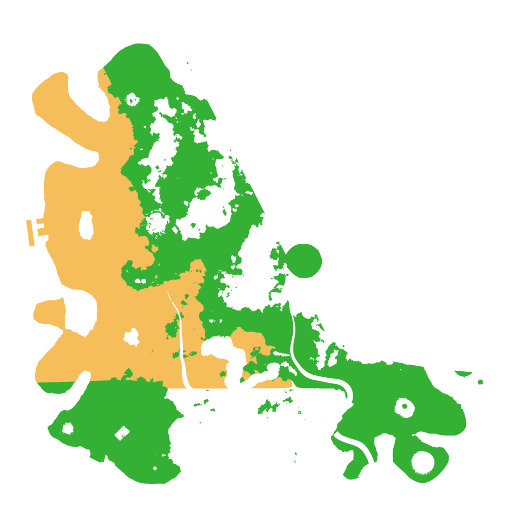 Biome Rust Map: Procedural Map, Size: 4000, Seed: 33211