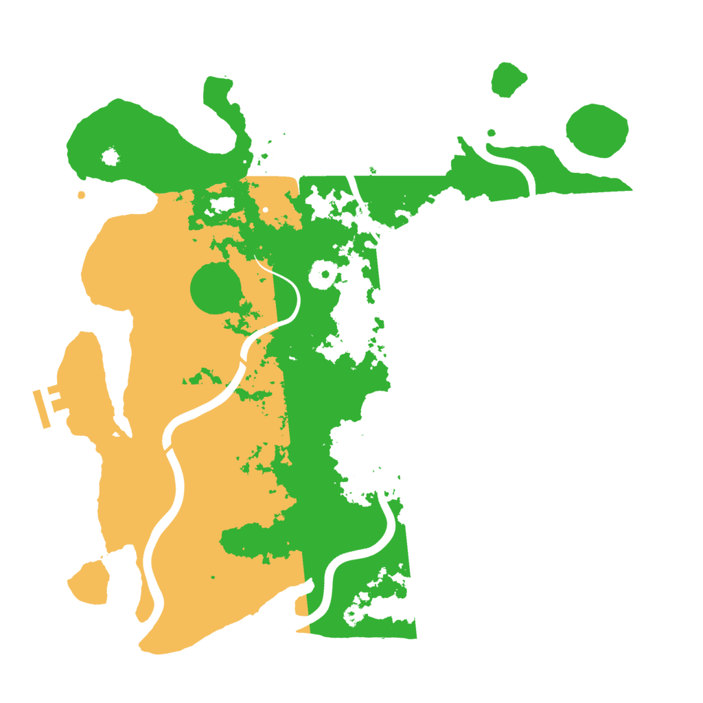 Biome Rust Map: Procedural Map, Size: 3650, Seed: 13378521