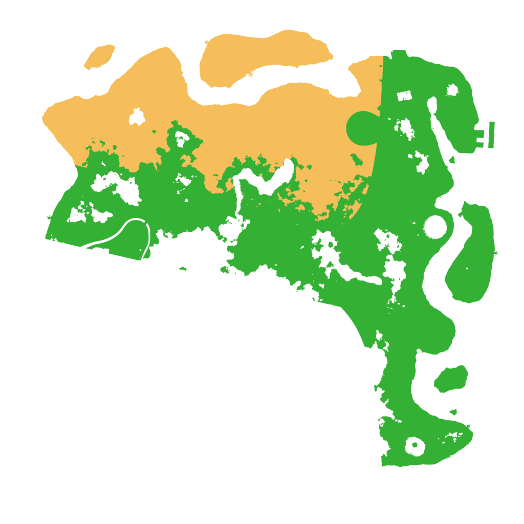 Biome Rust Map: Procedural Map, Size: 4000, Seed: 1401182036