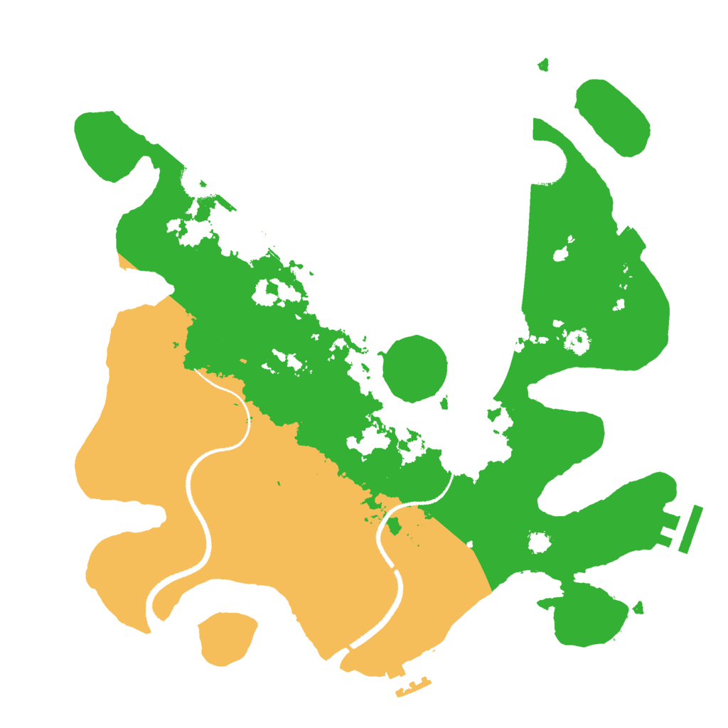 Biome Rust Map: Procedural Map, Size: 3000, Seed: 1562604064