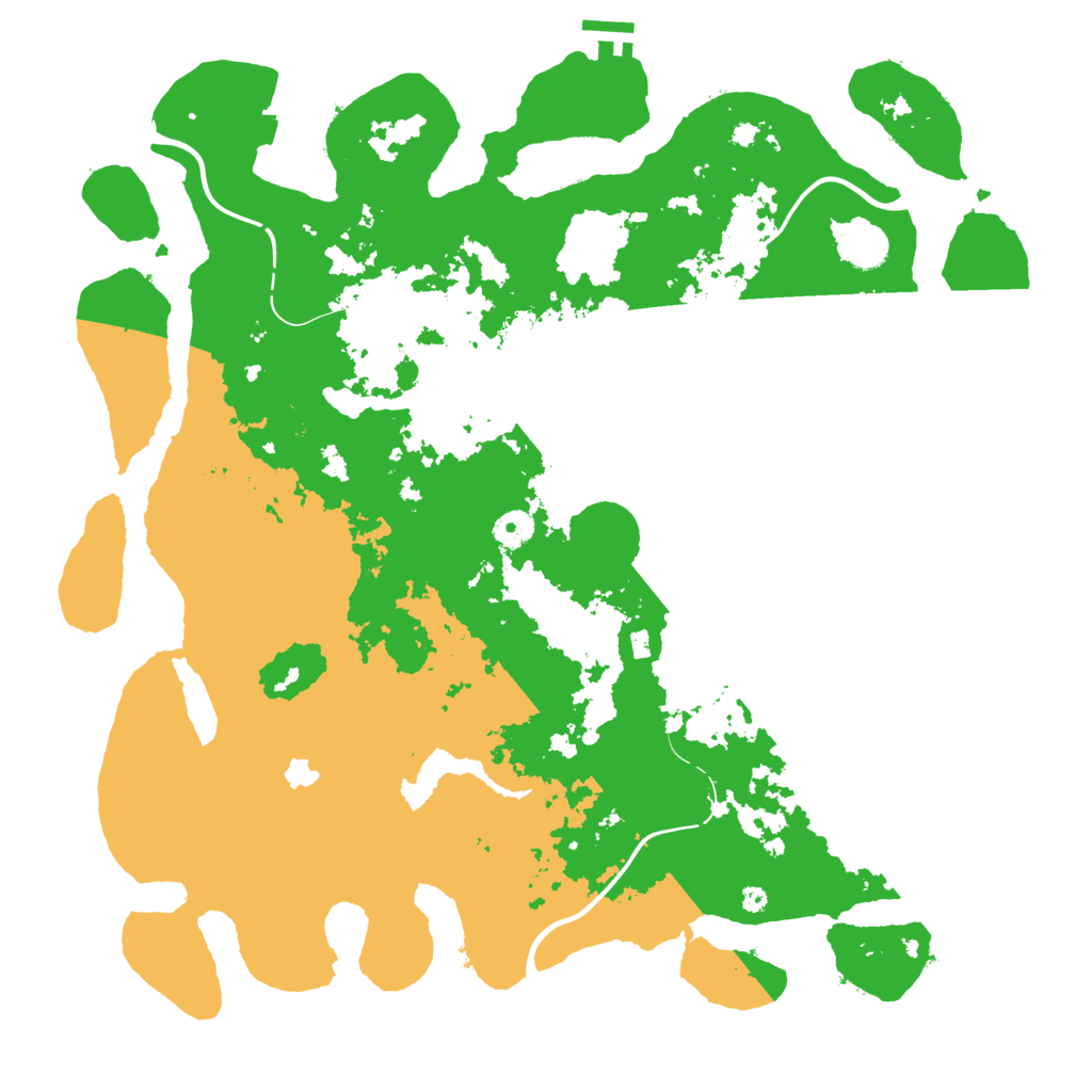 Biome Rust Map: Procedural Map, Size: 4250, Seed: 462627896