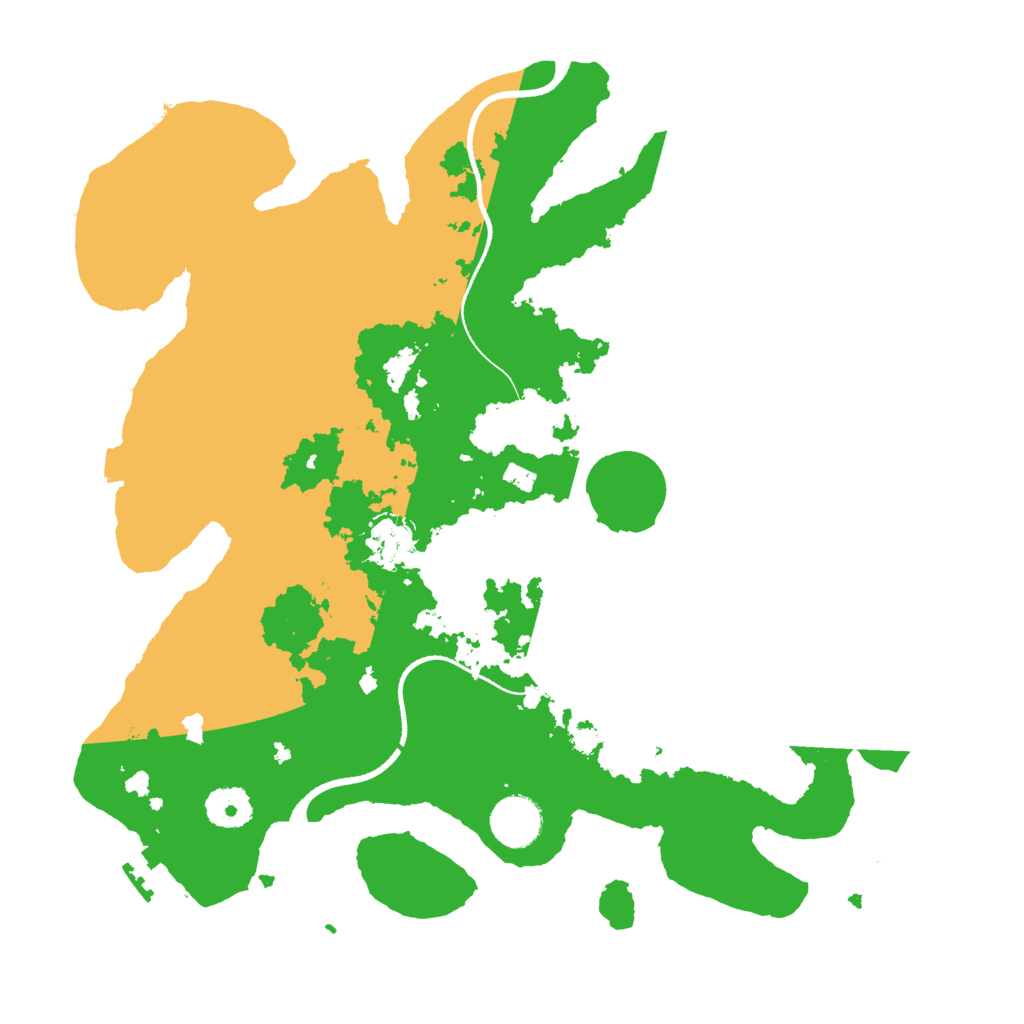 Biome Rust Map: Procedural Map, Size: 3500, Seed: 1920589085