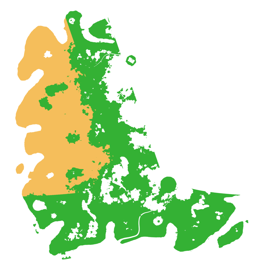 Biome Rust Map: Procedural Map, Size: 4500, Seed: 1707392270