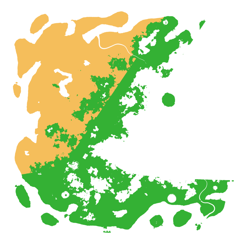 Biome Rust Map: Procedural Map, Size: 5000, Seed: 23984599