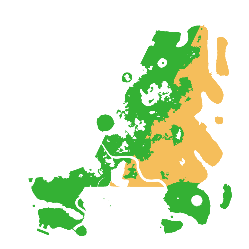 Biome Rust Map: Procedural Map, Size: 4000, Seed: 857346