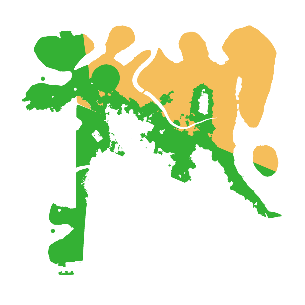 Biome Rust Map: Procedural Map, Size: 3000, Seed: 214560129