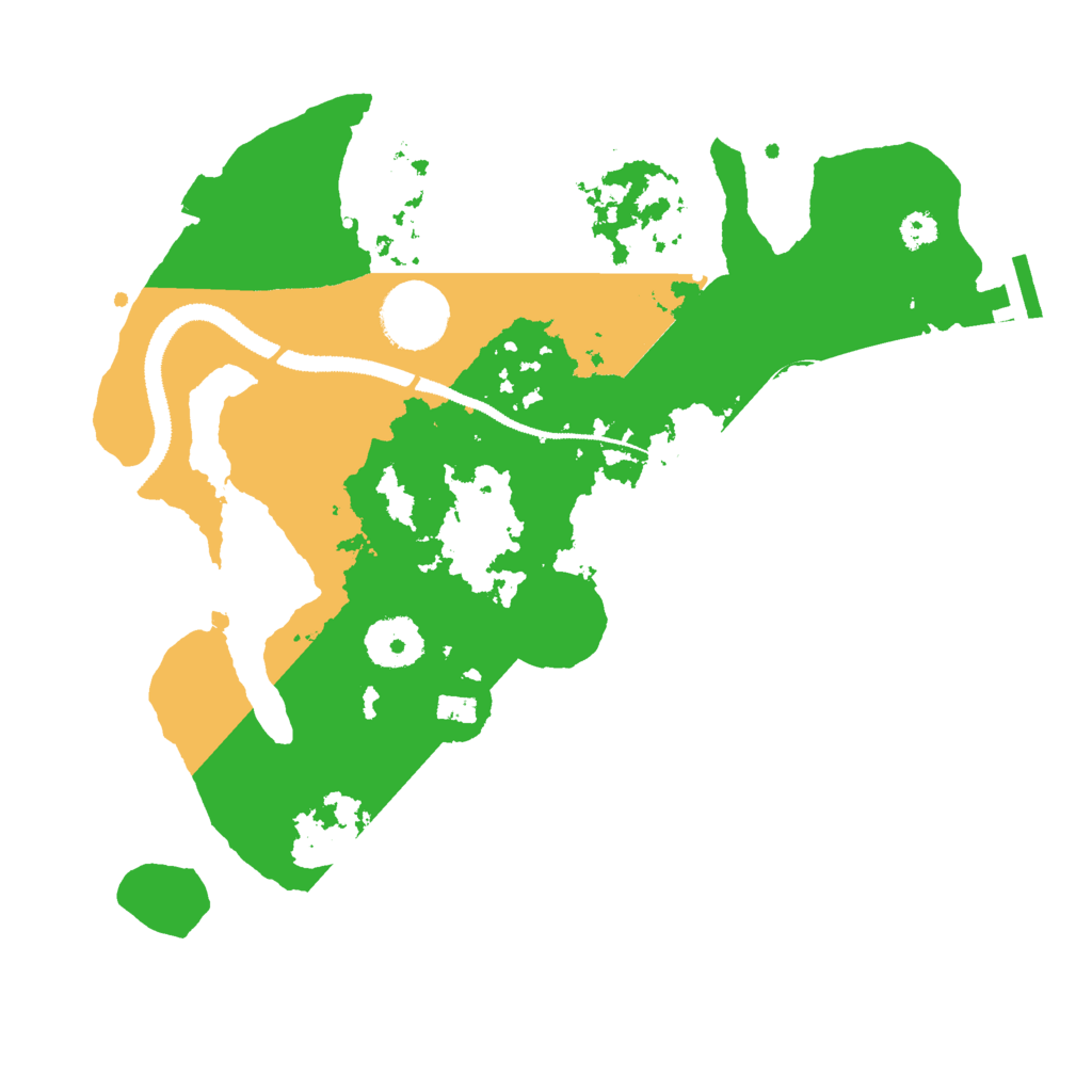 Biome Rust Map: Procedural Map, Size: 3000, Seed: 278314