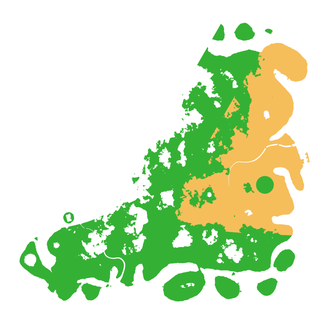Biome Rust Map: Procedural Map, Size: 4800, Seed: 2042982833