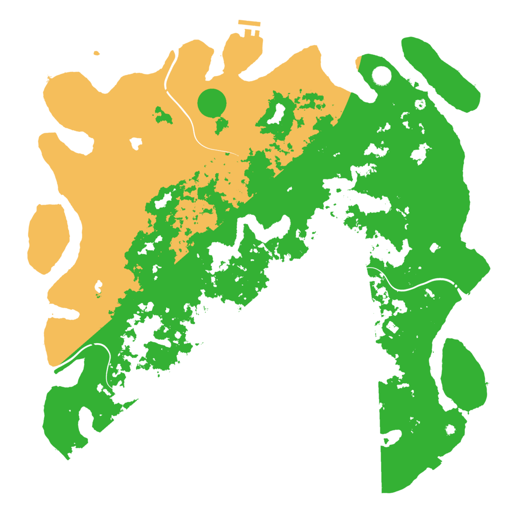 Biome Rust Map: Procedural Map, Size: 4747, Seed: 594078140