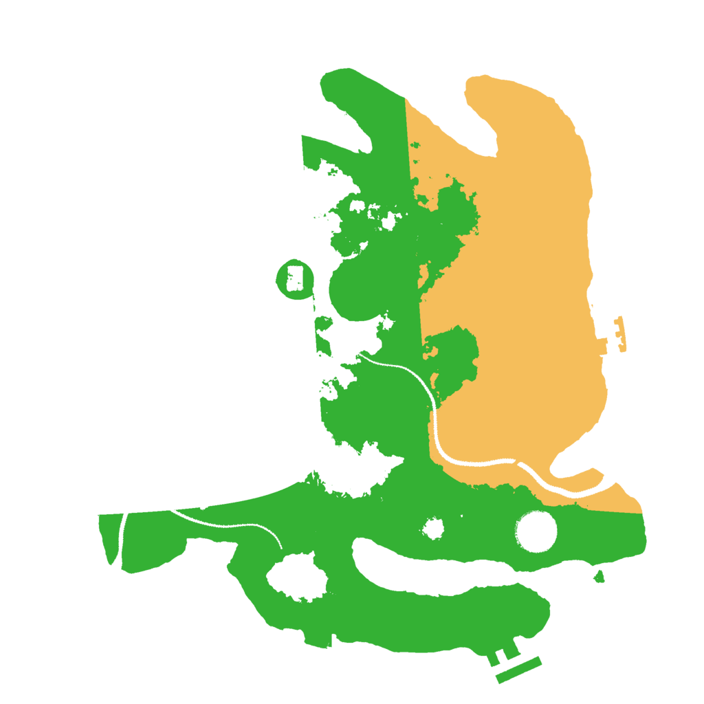 Biome Rust Map: Procedural Map, Size: 3000, Seed: 1403