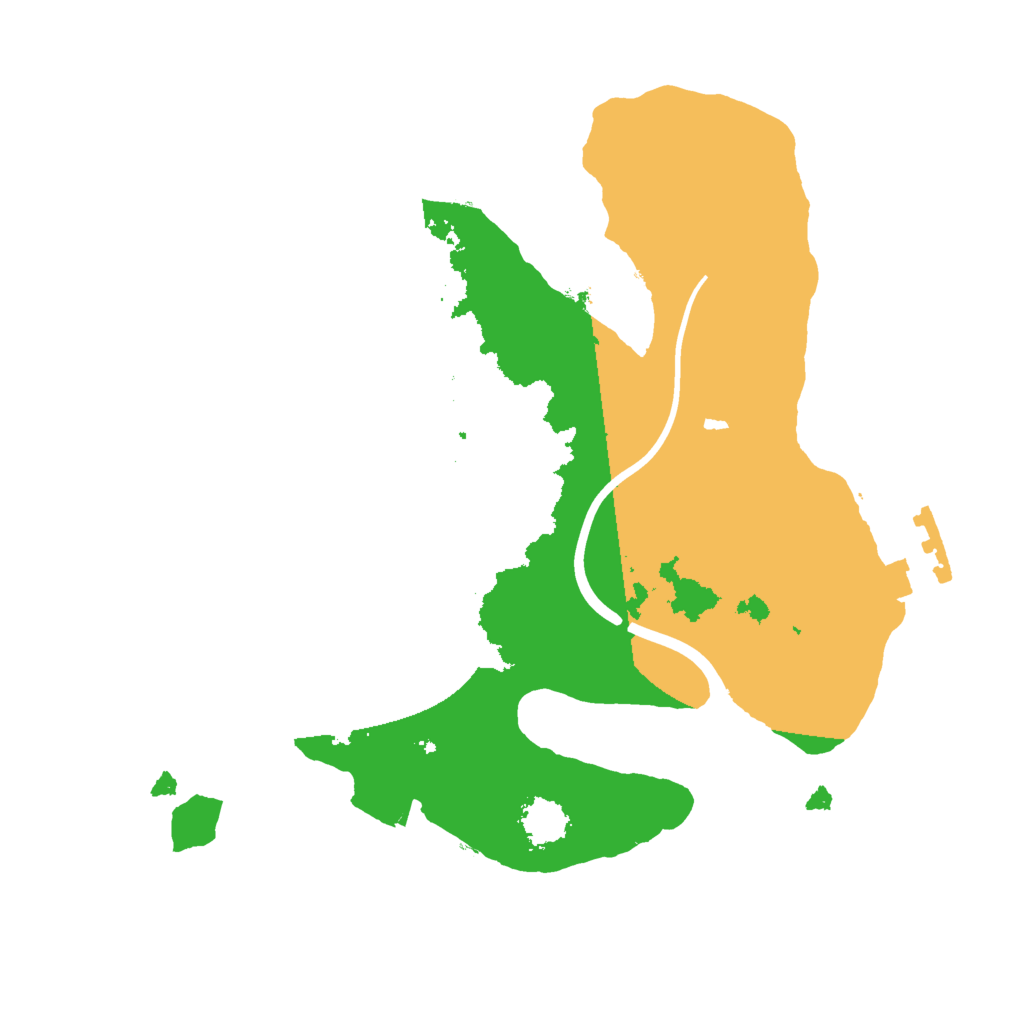 Biome Rust Map: Procedural Map, Size: 2000, Seed: 67387