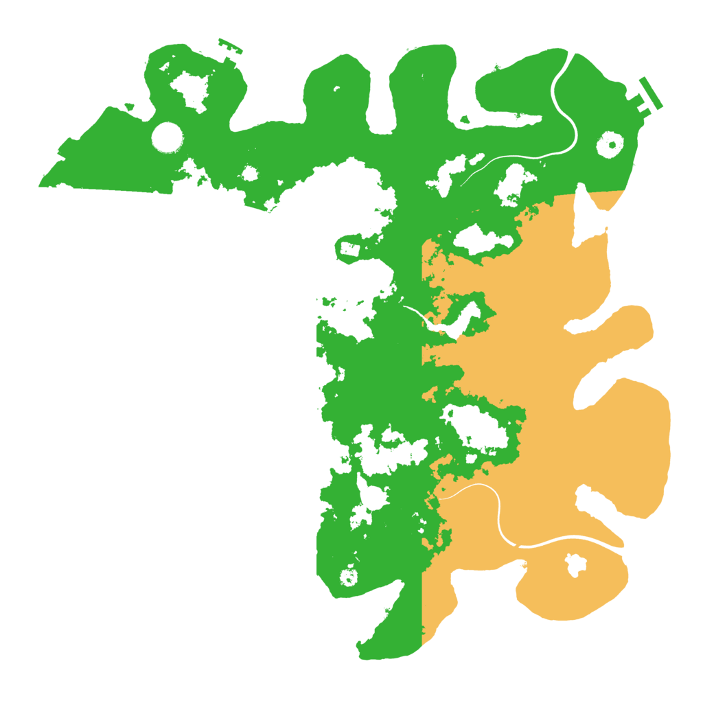 Biome Rust Map: Procedural Map, Size: 4000, Seed: 8889854