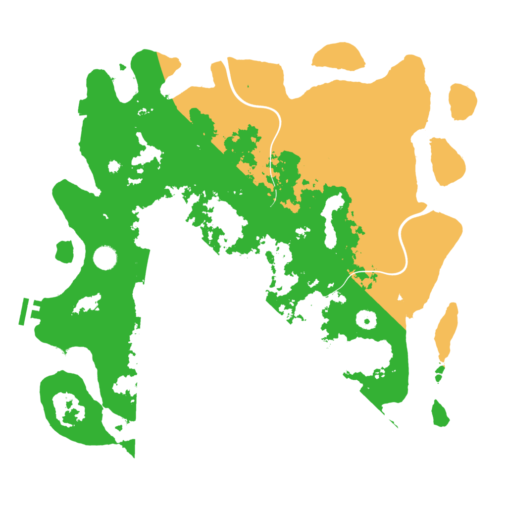Biome Rust Map: Procedural Map, Size: 3750, Seed: 2145419427