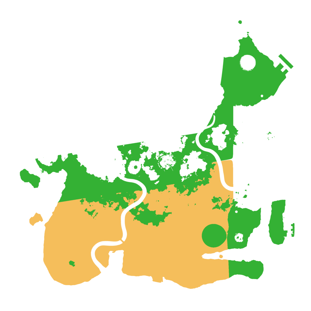 Biome Rust Map: Procedural Map, Size: 3500, Seed: 810135698