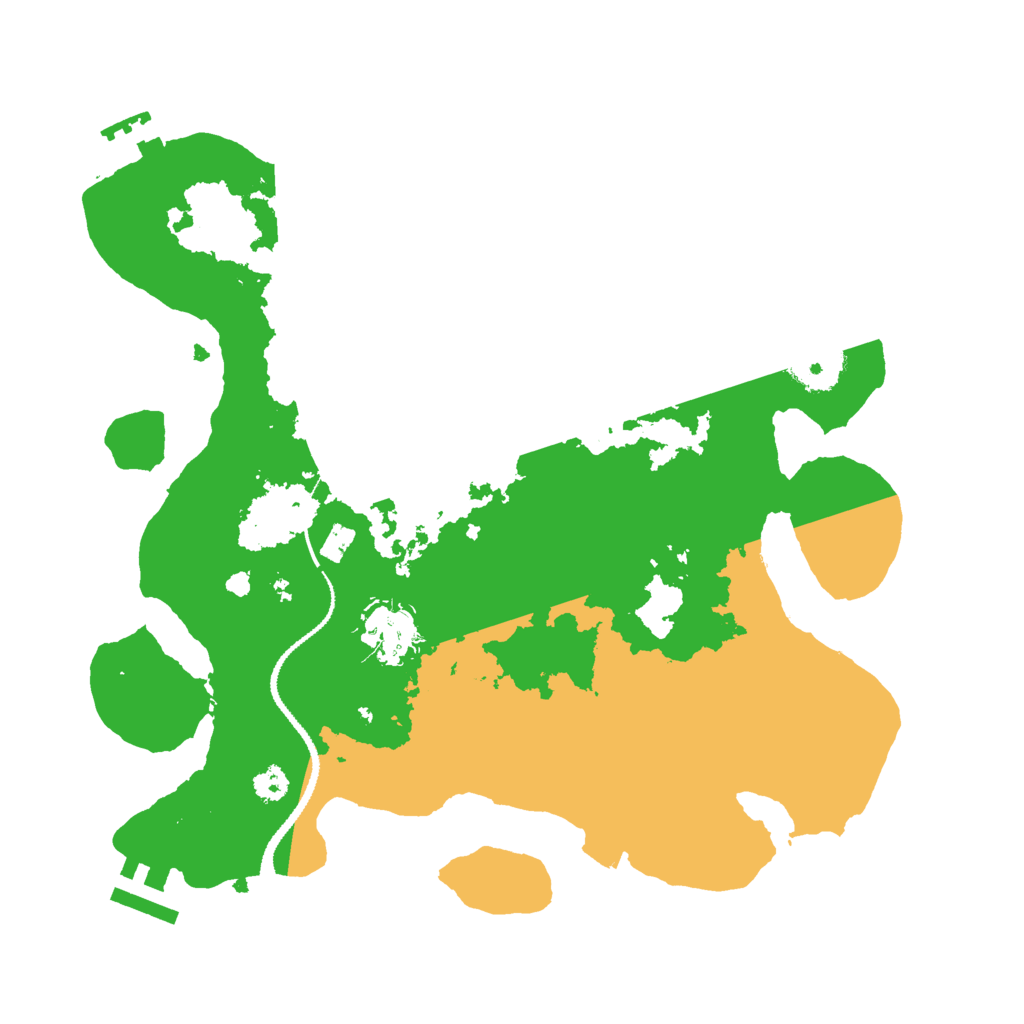 Biome Rust Map: Procedural Map, Size: 3000, Seed: 738050774